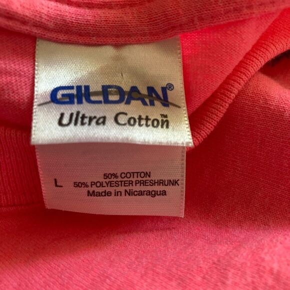 vintage 90s hilton head island shirt large south carolina pink tropical tourist - Picture 3 of 7